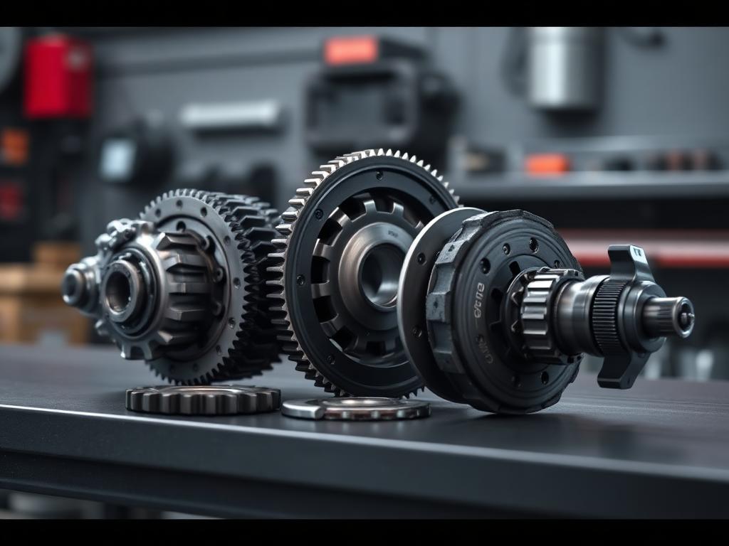 Manual transmission gears and differential components